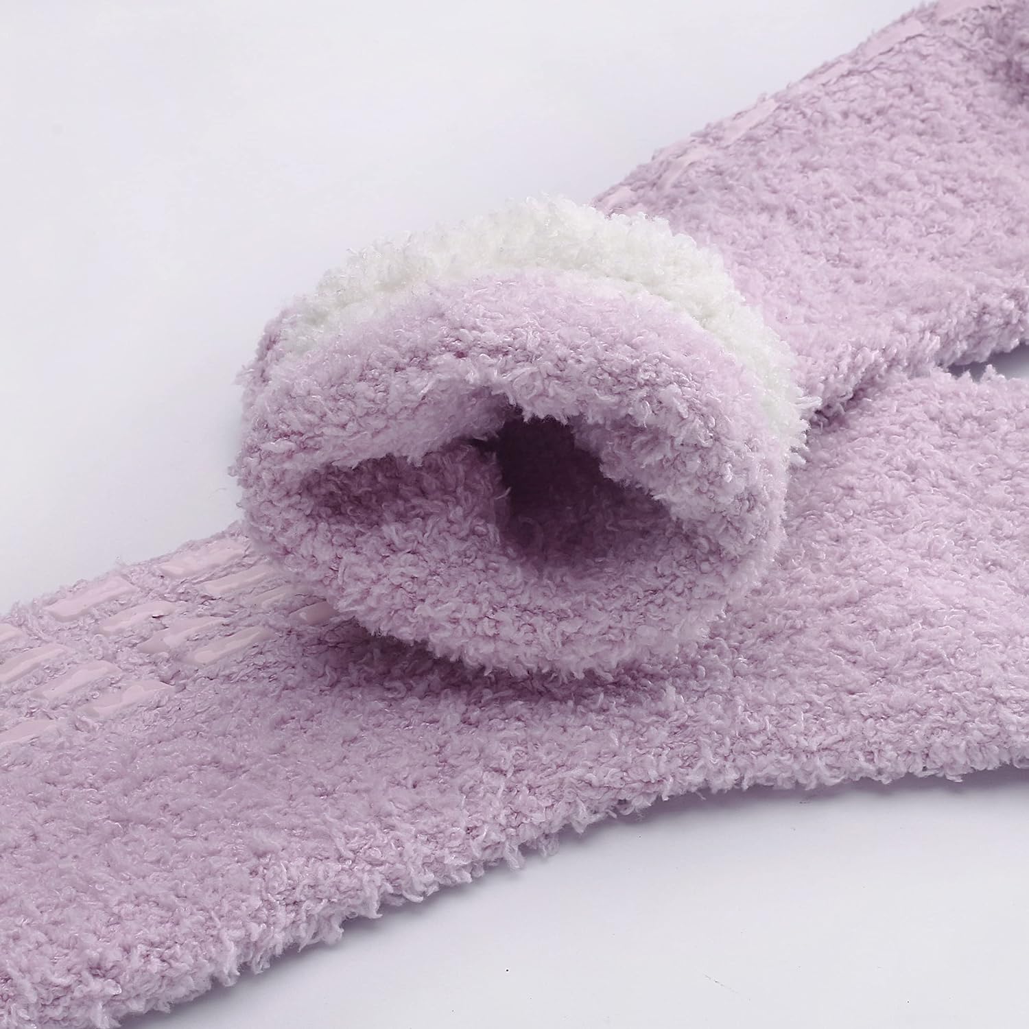 Breslatte Ultra Thick Longer Slipper Socks for Women Non Slip Socks Womens  Hospital Socks with Grippers for Women Grippy
